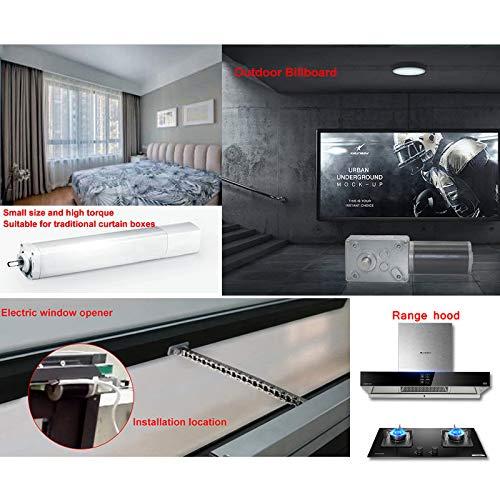 BRINGSMART BRINGSMART 12V 5rpm DC Worm Gear Motor 35kg.cm Self-Locking Reversed Mini Turbine Geared Motor for DIY Robot Rotating Table Door Lock Curtain Machine (12V 5rpm)