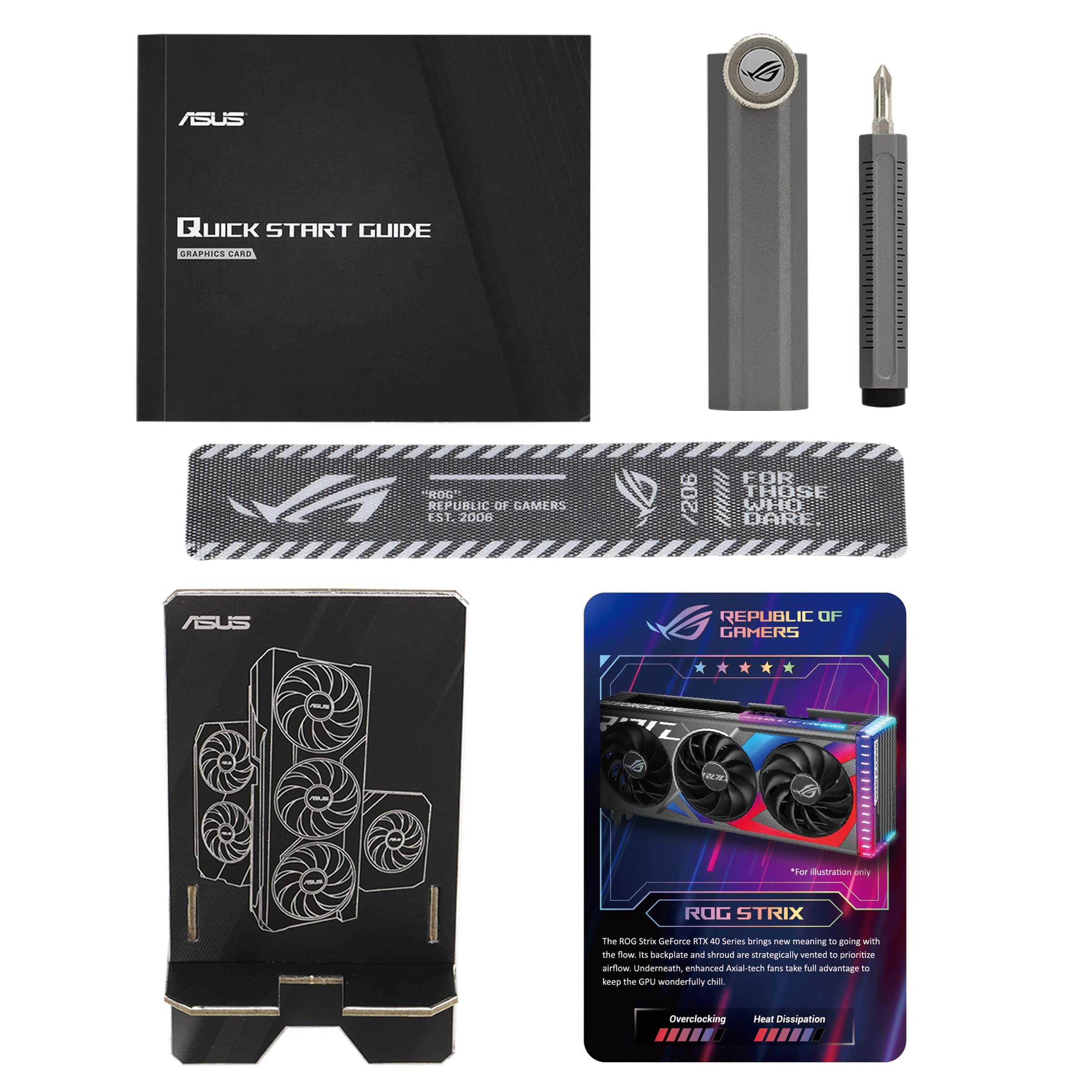 ASUS ASUS ROG Strix GeForce RTX 4060 OC Edition Gaming Graphics Card (PCIe 4.0, 8GB GDDR6, DLSS 3, HDMI 2.1a, DisplayPort 1.4a, Axial-tech Fan Design, Aura Sync, 0dB Technology)