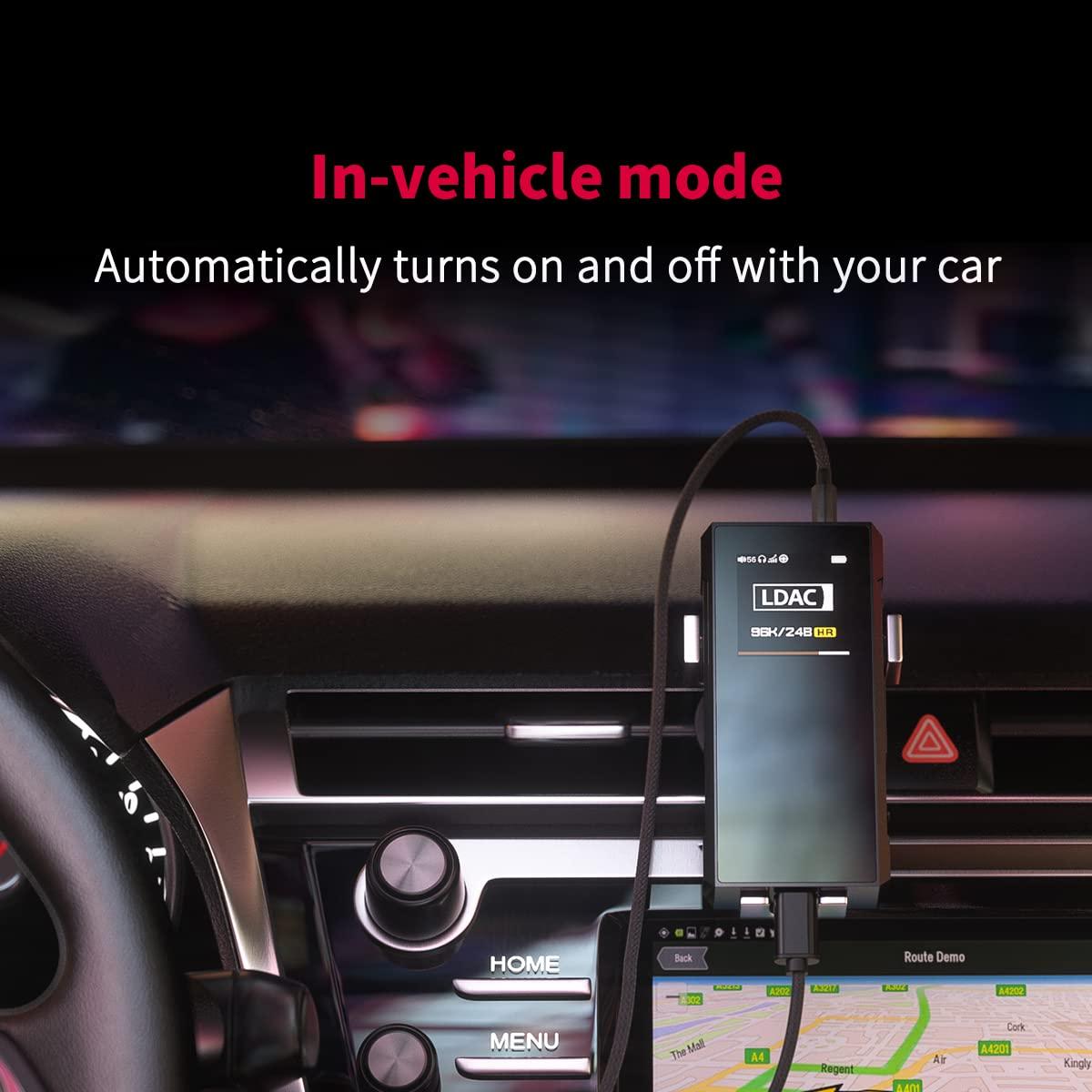 FiiO FiiO BTR7 Headphone Amp Bluetooth Receiver High Resolution Portable DAC Supports MQA/LDAC/aptX HD 384K/32Bit DSD256 for Phone/PC/Car/Home Audio