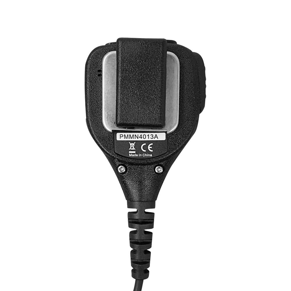 Amasu Amasu PMMN4013 PMMN4013A Heavy-Duty Remote Speaker Microphone Shoulder Mic Compatible with CP200 CP200D CP110 CP185 PR400 BPR40 CLS1110 CLS1410 RDU2080D RDU4100 RDV5100 RMU2040 RMU2080D