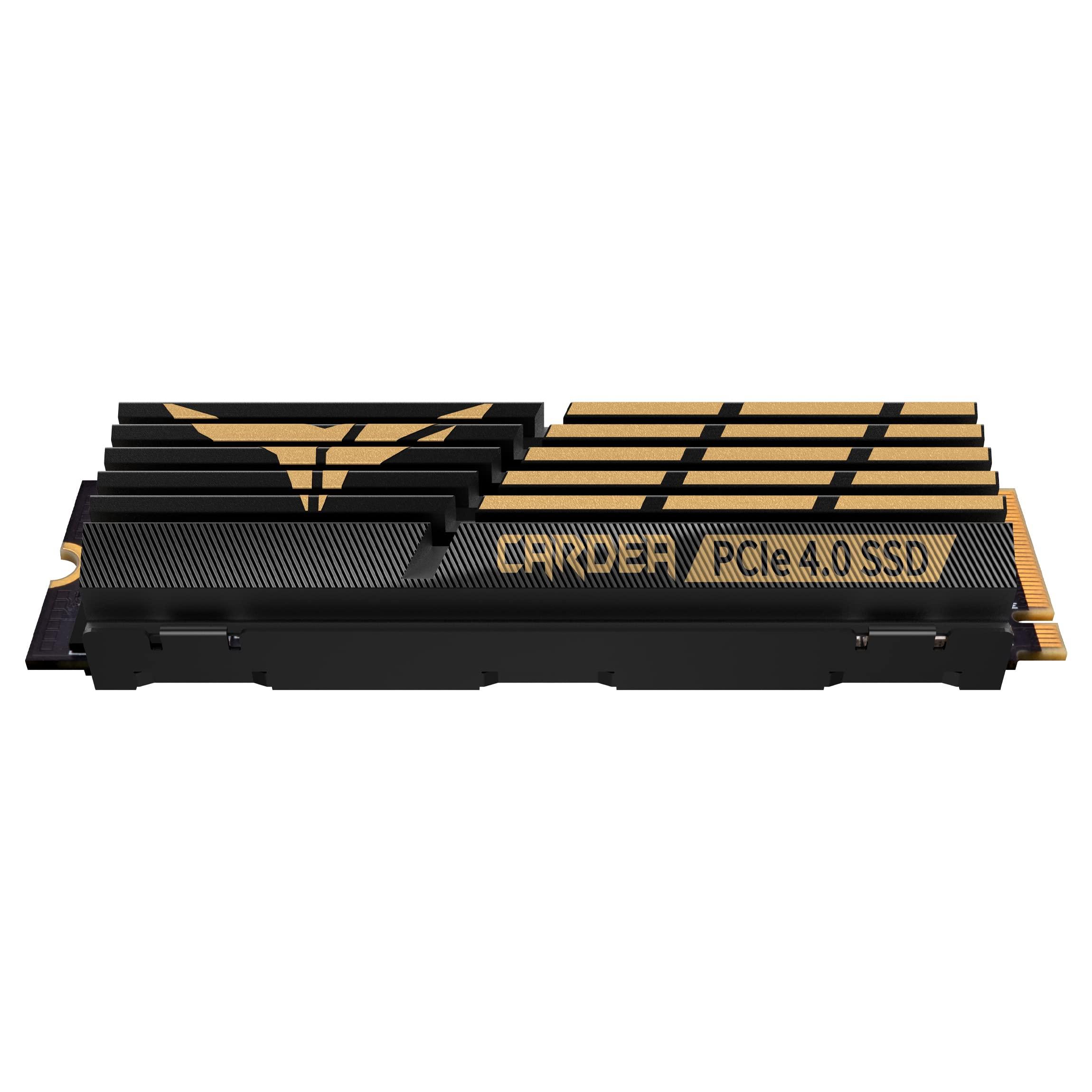 TEAMGROUP TEAMGROUP T-Force CARDEA A440 Graphene & Aluminum Heatsink 1TB with DRAM SLC Cache 3D NAND TLC NVMe PCIe Gen4 x4 M.2 2280 Gaming Internal SSD Read/Write 7,000/5,500 MB/s TM8FPZ001T0C327