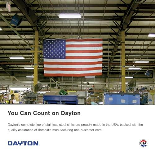 Elkay Dayton Stainless Steel 25" x 22" x 8-1/16", 5-Hole Single Bowl Drop-in Sink