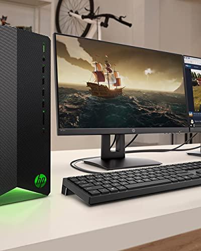 HP HP Pavilion Gaming PC, AMD Ryzen 3 5300G Processor, 8 GB RAM, 256 GB SSD, Windows 11, Wi-Fi 5 & Bluetooth 4.2 Combo, 9 USB Ports, Pre-Built Gaming PC Tower, Mouse and Keyboard (TG01-2010, 2021)