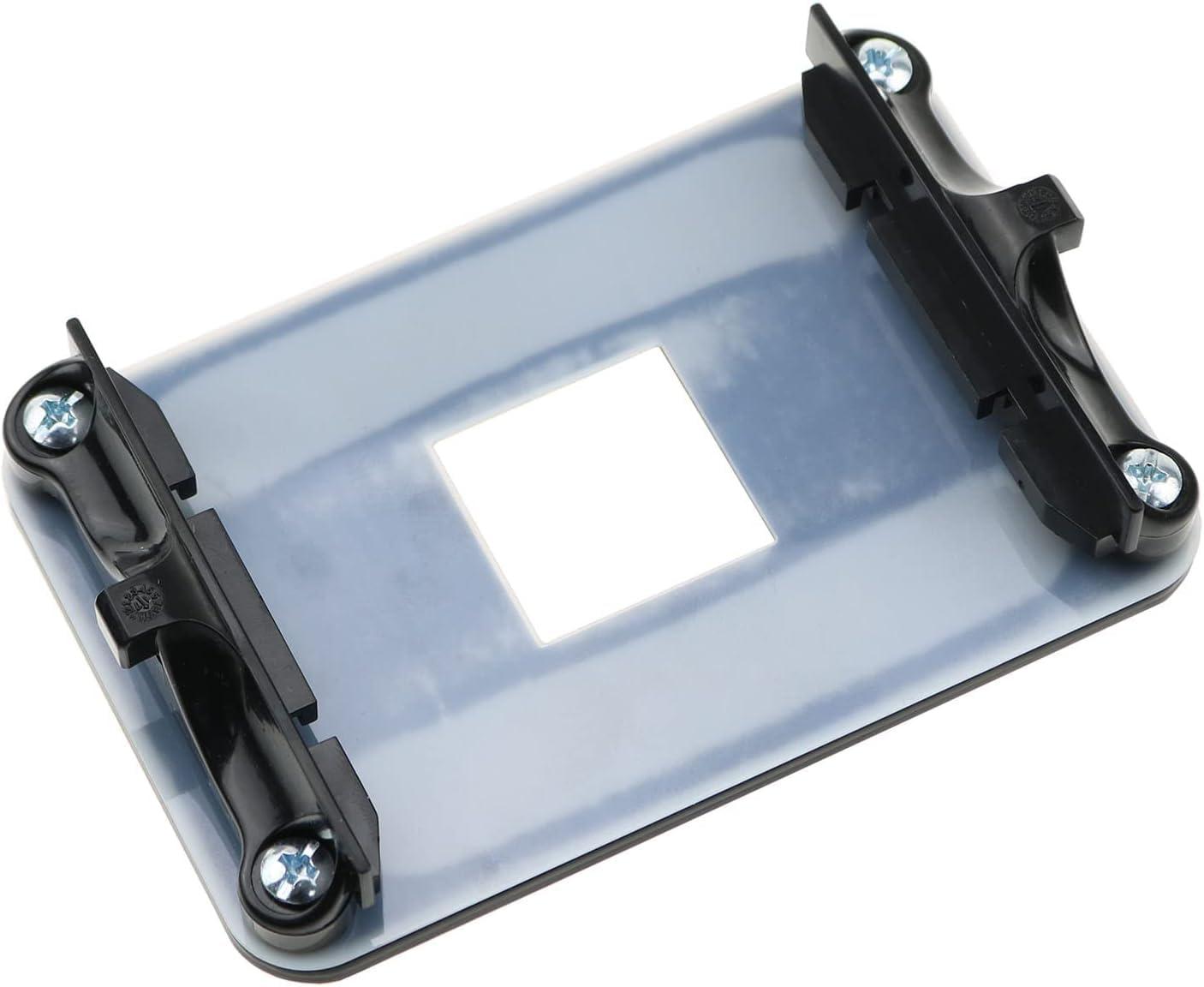 Jingelmall AM4 Backplane CPU Heatsink Mount Bracket Back Plate Motherboard CPU Fan CPU Fan Cooling Mounting Sheet Plate Water Cooling Mounting Sheet Plate for AM4 AMD Socket Genuine Quality (Black)