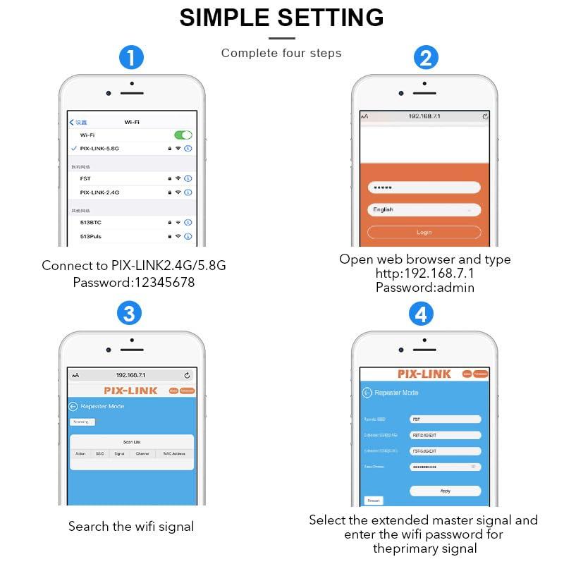 Blarie 5G Wireless WiFi Extender Signal Booster Netboost Pro UltraXtend, Extend Your Wi-Fi Signal in Your Home, Plug It in and Boost Your Wi-Fi Signal for Home or Office (300 Mbps)