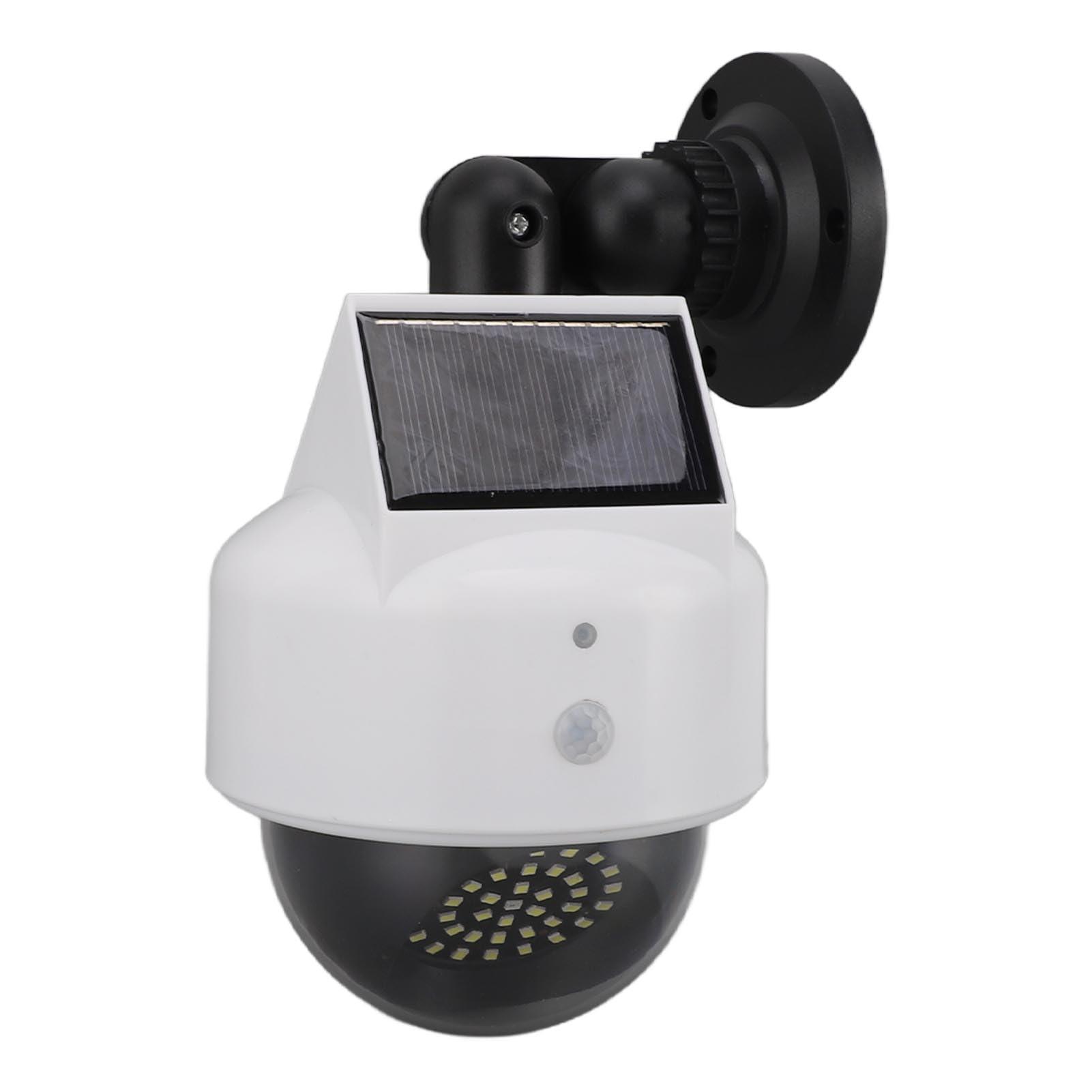 Brrnoo Brrnoo Solar Dummy Fake Camera with Red Flashing LED Light, Outdoor Simulated Camera for Indoor and Outdoor Use