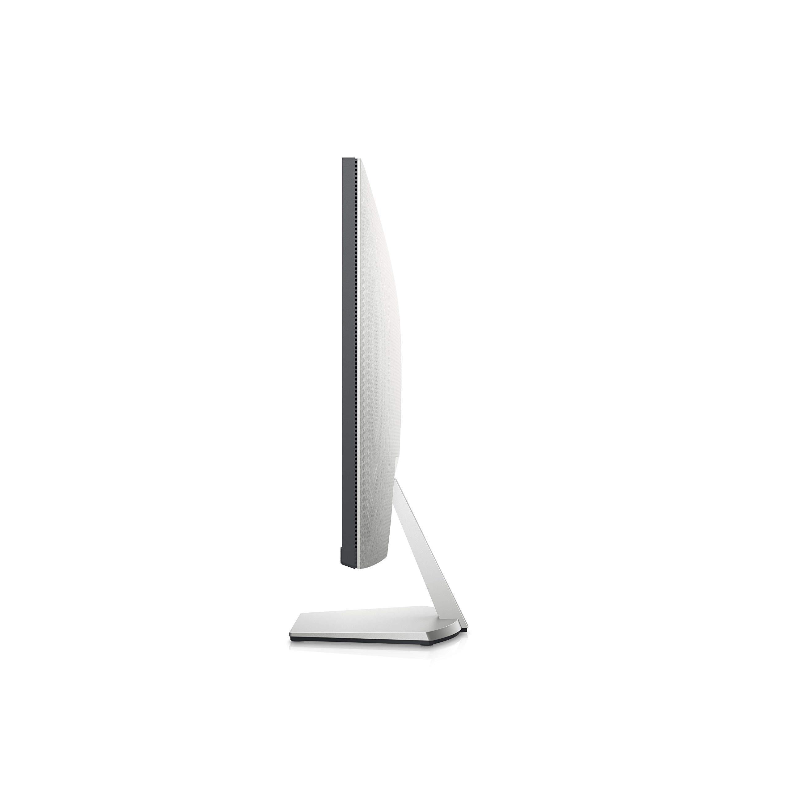 Dell Dell S2721D 27 Inch 1440p QHD, IPS Ultra-Thin Bezel Monitor, AMD FreeSync, HDMI, DisplayPort, Built in Speakers, VESA Certified, Silver (Renewed)