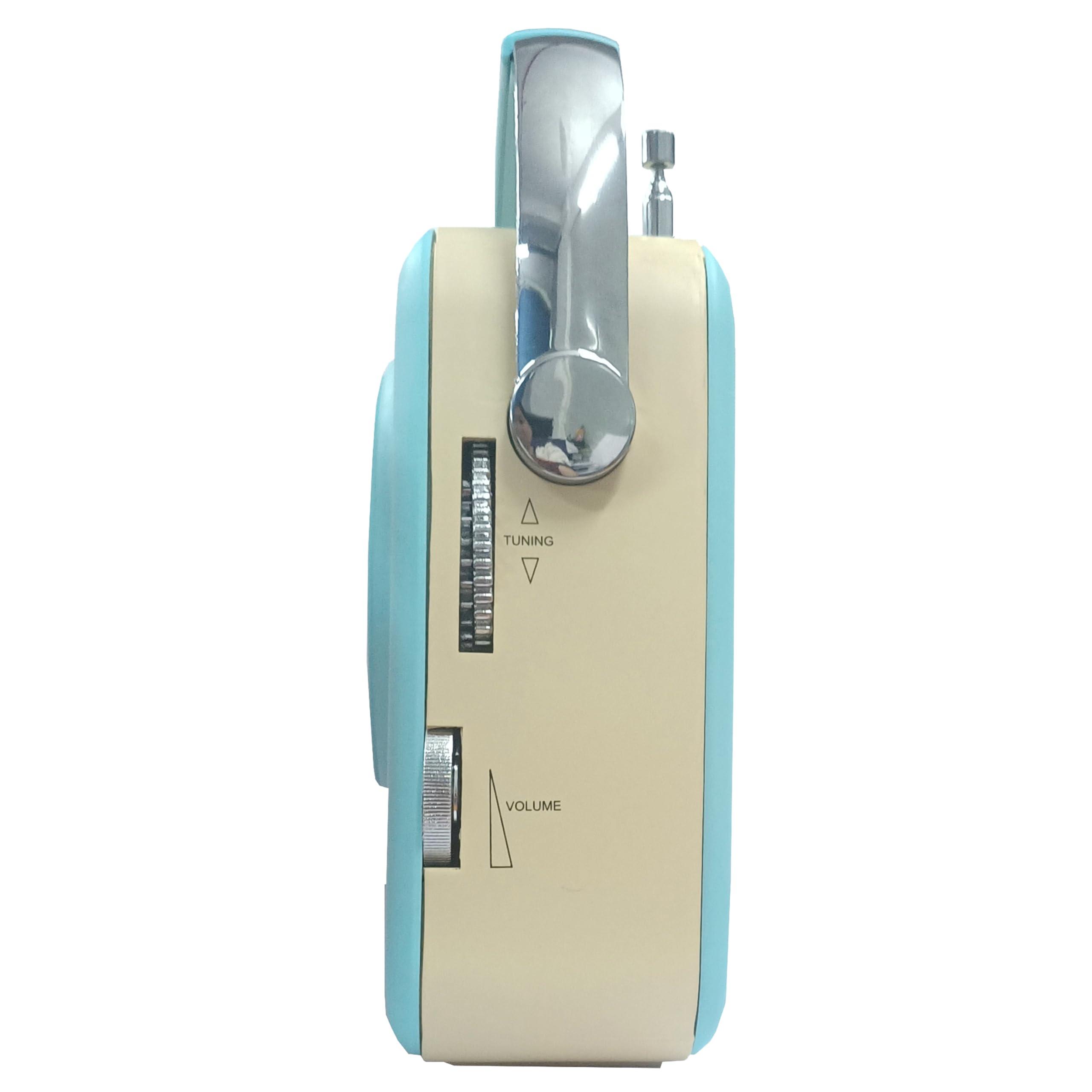 Supersonic Supersonic SC-1201BT Retro Portable Bluetooth Speaker with Vintage Vibes, AM/FM Radio, USB/SD Card/AUX Inputs, in a Cute Old Fashion Style for Kitchen Desk Bedroom Decor Aesthetic Gift for Friend