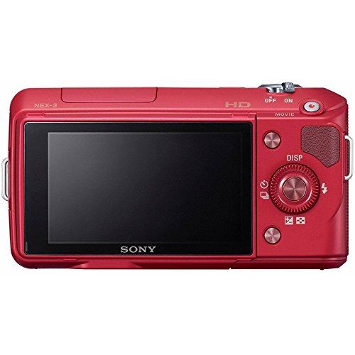 Sony Sony Alpha NEX NEX3A/R Digital Camera with 16mm F2.8 Lens (Red)