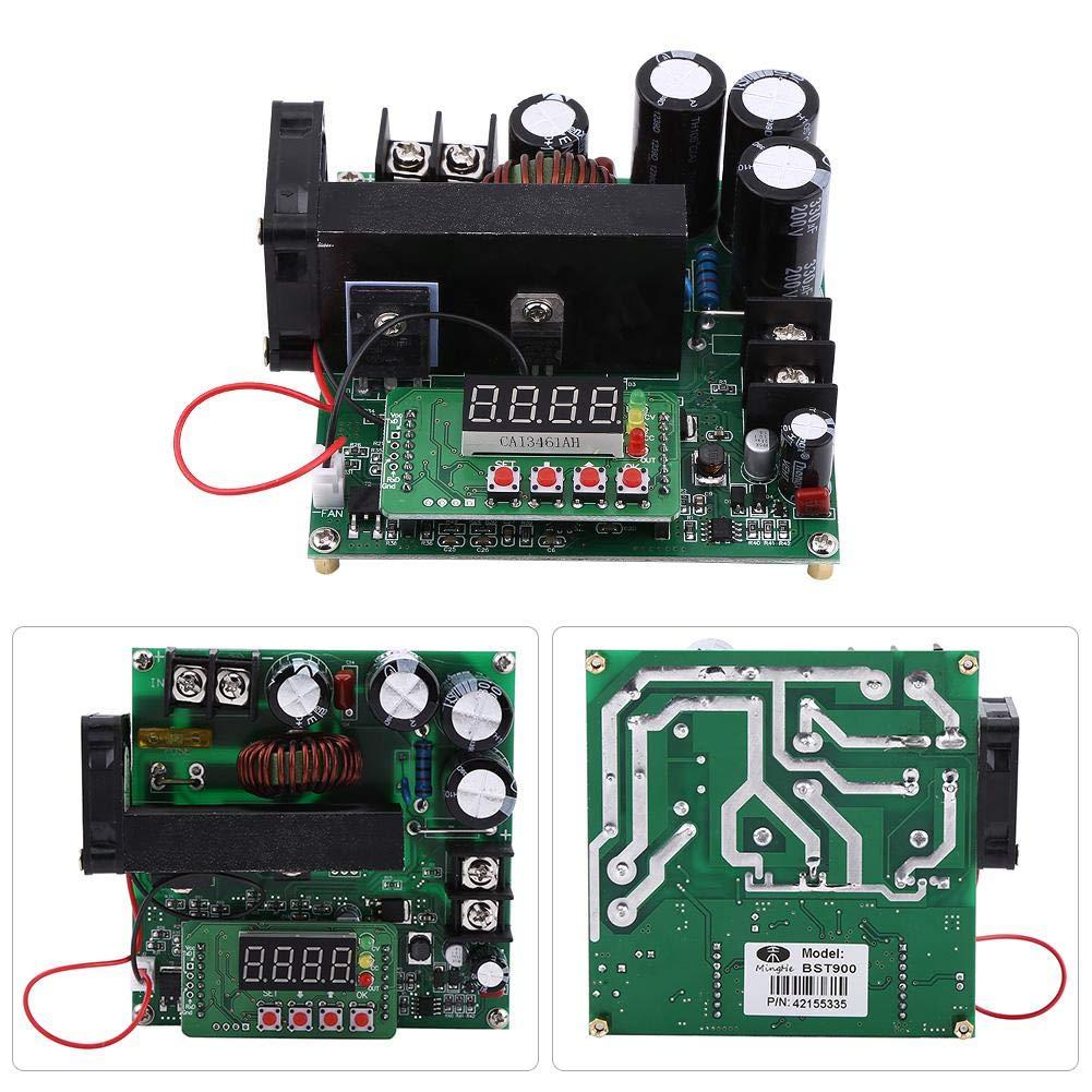 Oumefar Voltage Boost Converter DC-DC 8-60V to 10V-120V Adjustable Step Up Converter 900W Voltage Boost Module Regulator for Voltage Conversion