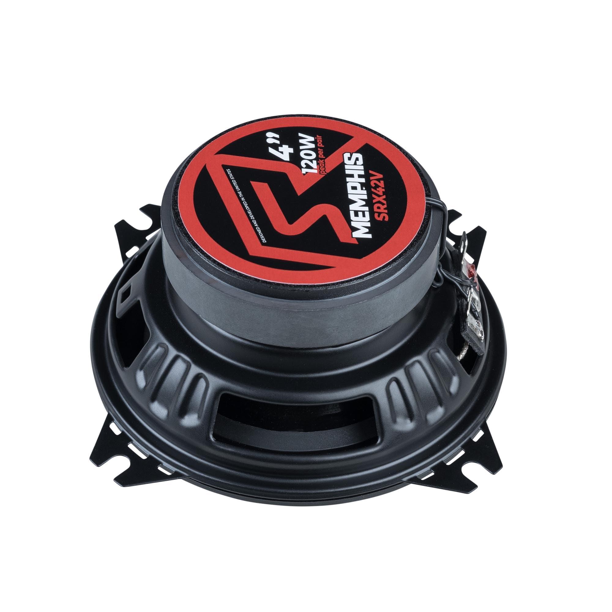 Memphis Memphis Audio SRX42V Street Reference Series 4\" 2-Way Coaxial Speakers - Pair Street Reference Series 4\" 2-Way Coaxial Speakers - Pair