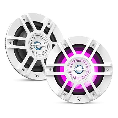 Infinity Infinity KAPPA6120MAM - Kappa Marine KAPPA6120M White 6.5\" Premium 2-Way RGB LED Coaxial Speakers