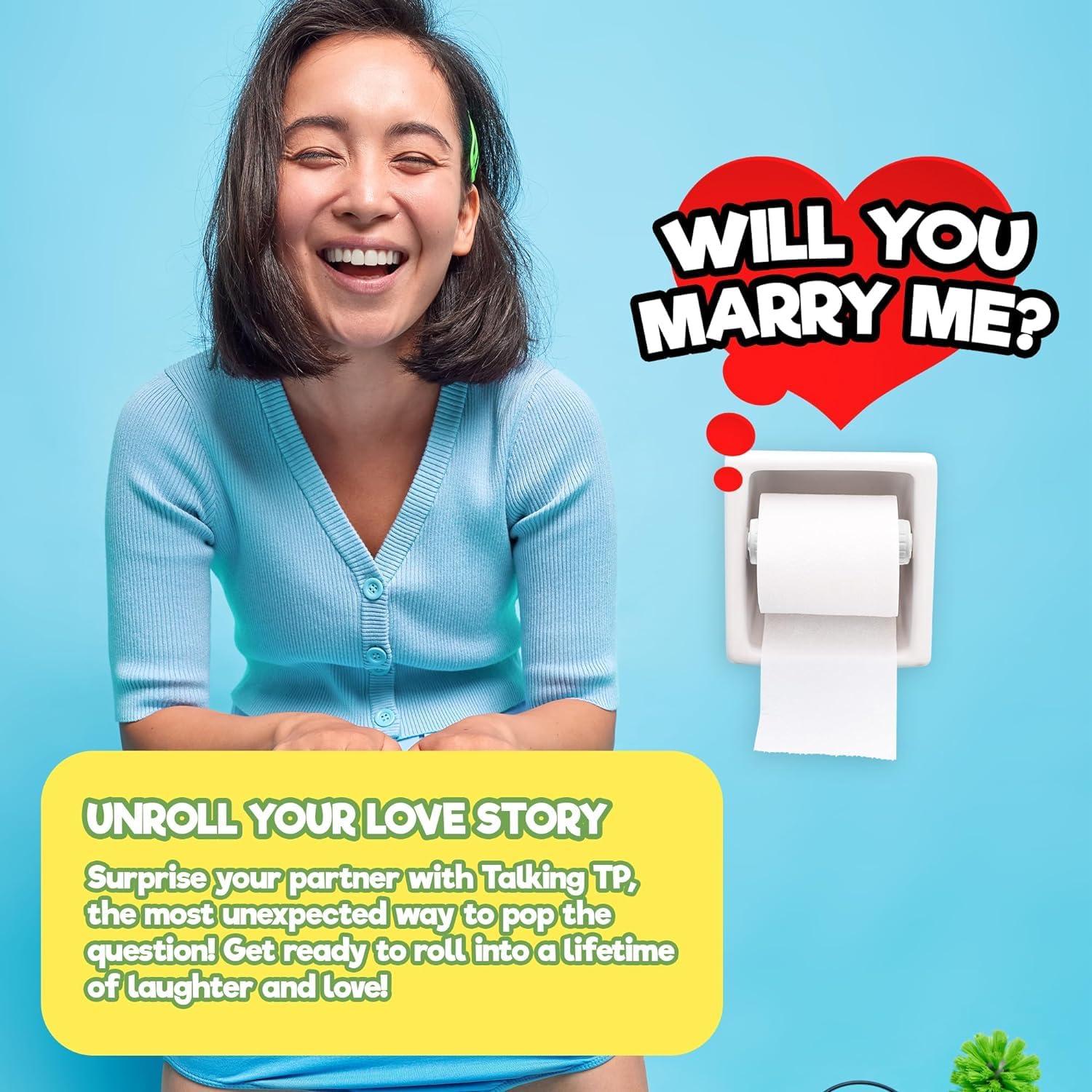 Spitfire Ventures Talking TP- Talking Toilet Paper Roll Holder