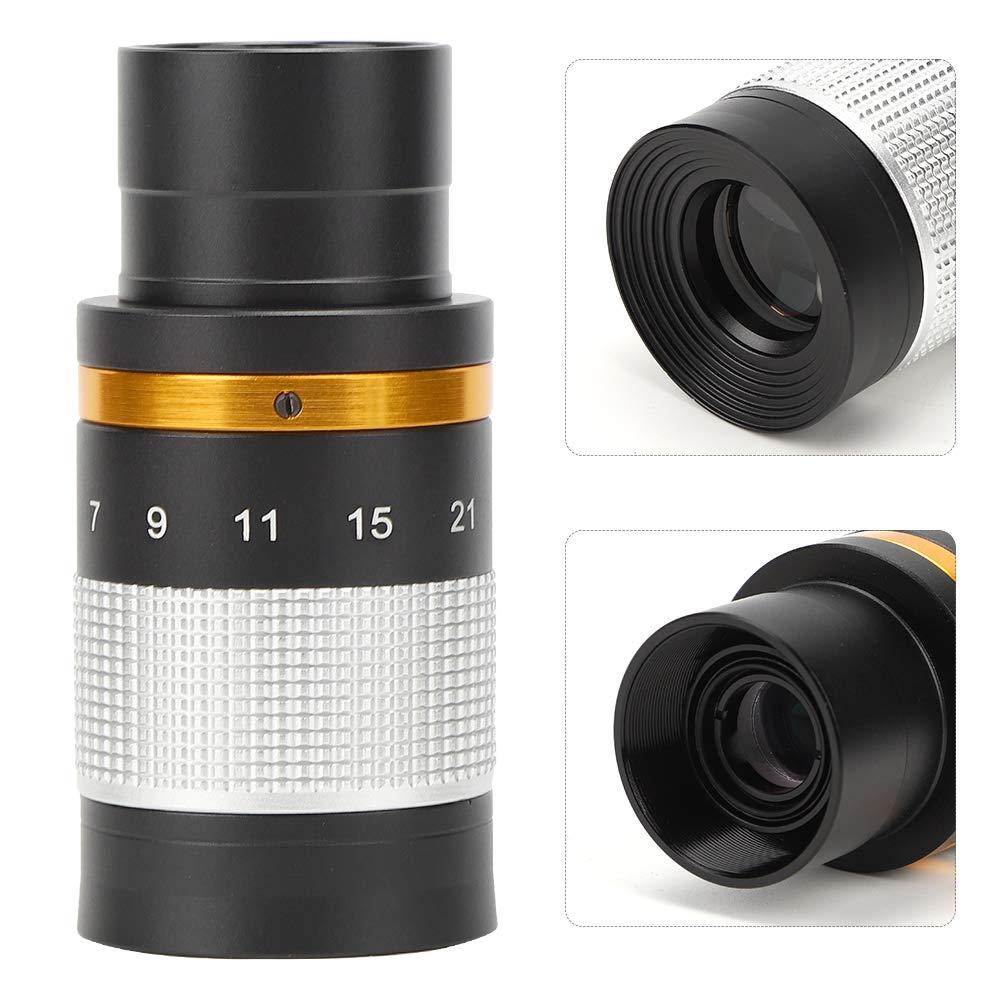 Gonetre Telescope and accessories Coating Astronomical Telescope 1mm Continuous Zoom Eyepiece 1.25 Inch 31.7 MM Silver 10 * 5 * 5CM Monocular telescope