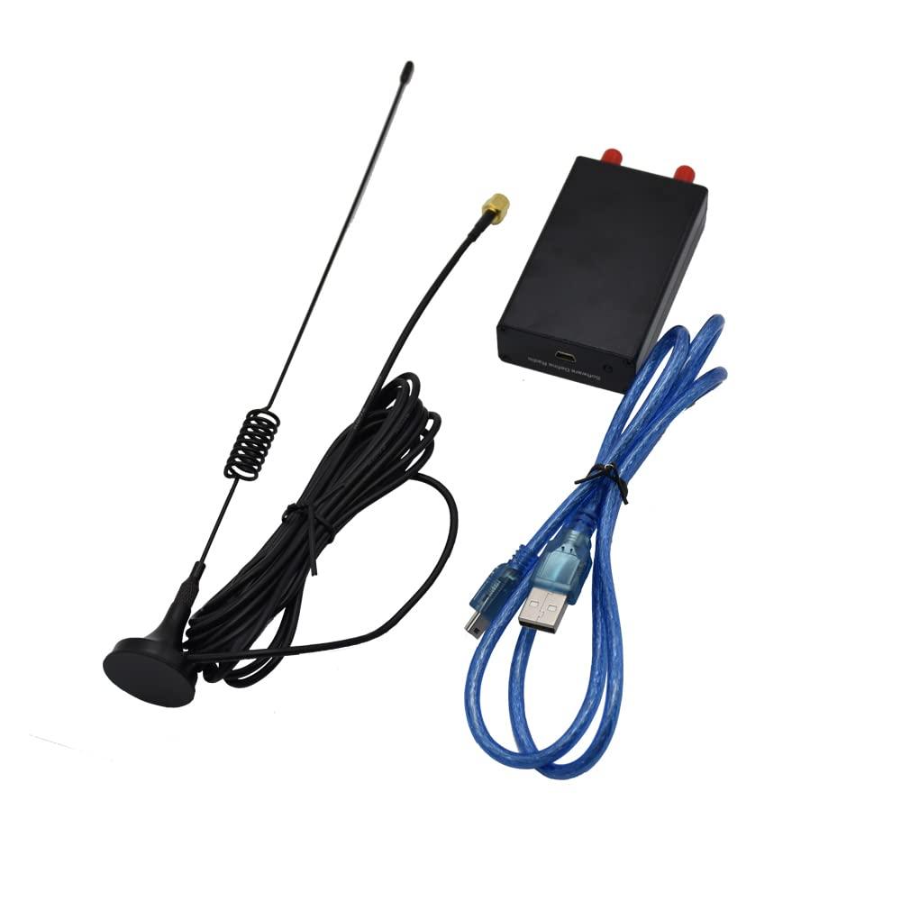 DAGIJIRD DAGIJIRD 100KHz-1.7GHz UV HF RTL SDR Software Defined Radio USB Tuner Receiver Radio Scanner with USB Cable