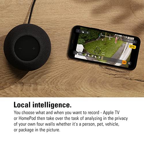 Eve Eve Outdoor Cam Secure floodlight Camera, Maximum Security & Privacy (HomeKit Secure Video), 1080p, Night Vision, Wi-Fi (2.4 GHz), Motion Sensor, Two-Way Communication, People/pet/Vehicle Detection