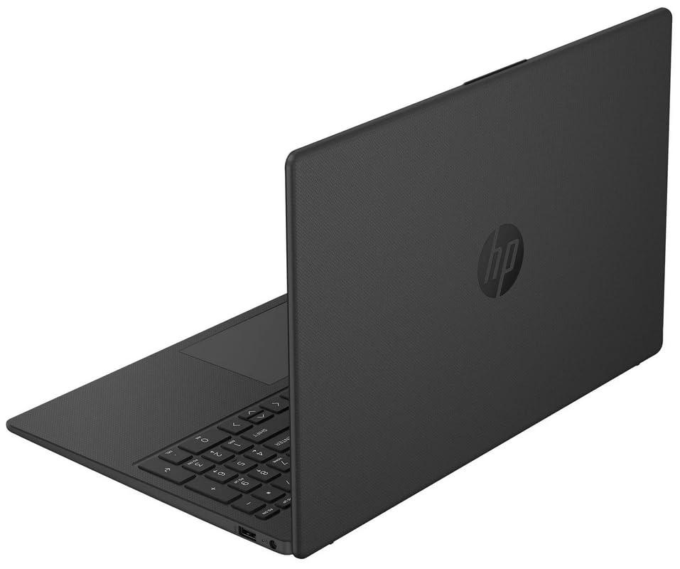 HP HP Essential 15.6" Laptop, Intel N200 4-Core Processor, Windows 11 Laptop 32GB RAM 384GB Storage (128GB SSD+256GB SD Card), Numeric Keypad, Camera Privacy Shutter, NLY Earphones, Black