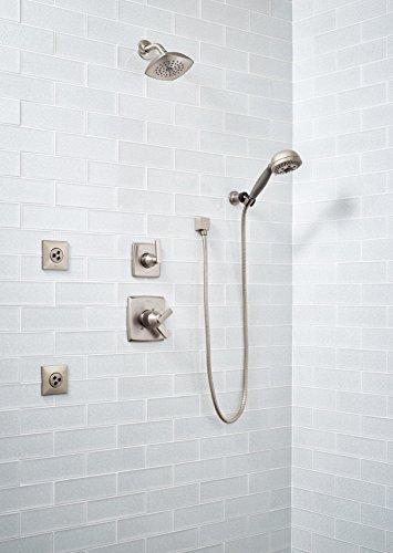 DELTA FAUCET Delta Faucet 5-Spray Touch-Clean H2Okinetic Wall-Mount Hand Held Shower with Hose, Stainless 55445-SS