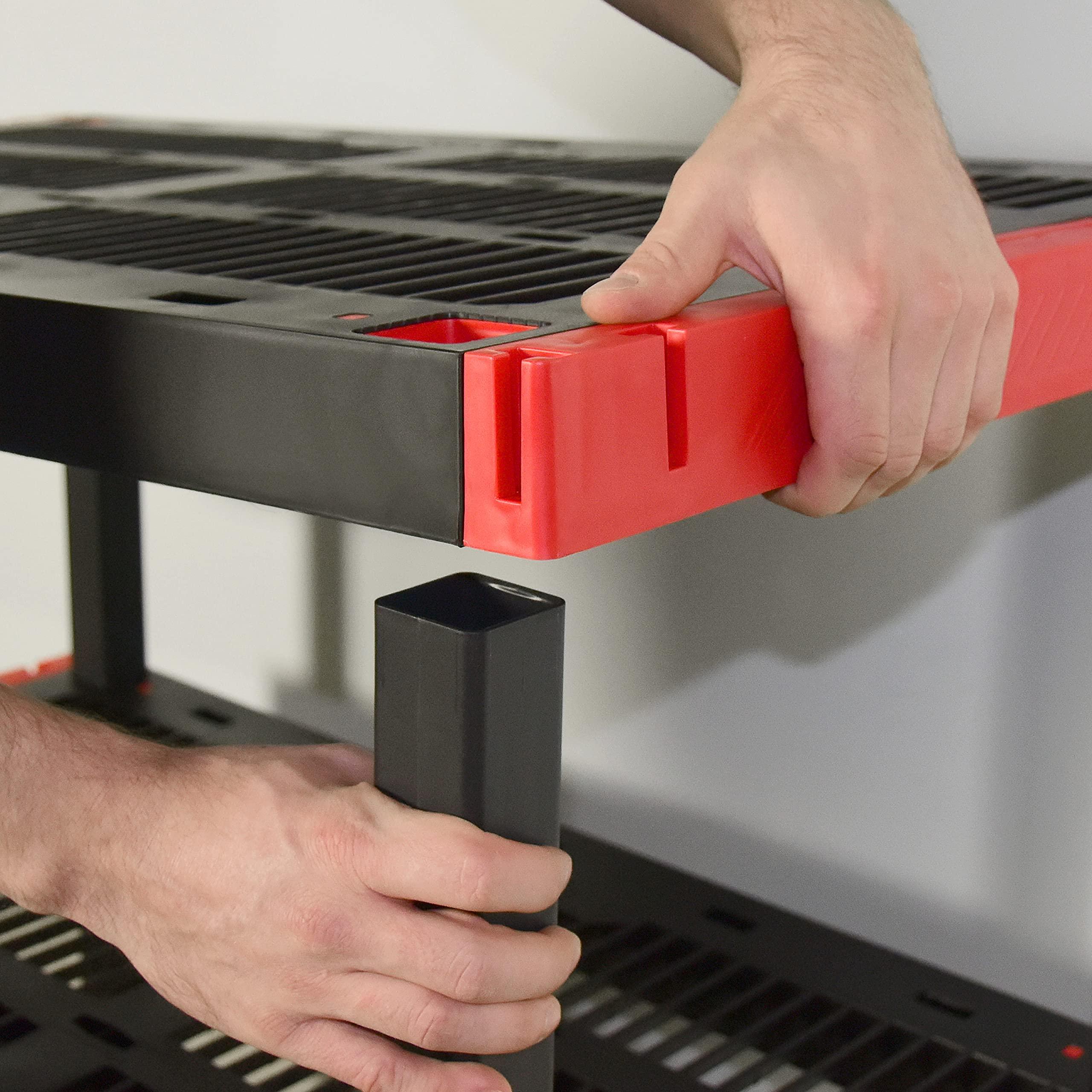 CX CX Craftsman, 5-Tier Highly Durable Storage Rack, 200lbs/shelf, (72.3H x 40W x 24D), Interlocking Shelving Unit and Weather-Resistant Design, American Made Garage Shelf