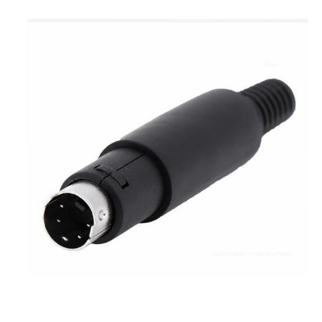 DirectNine Basics Boicus Wiring Connecting Terminals - 1pcs for PC Keyboard PS2 S plc Mini DIN Plug Socket Connector 3/4/5/6/7/8 PIN Chassis Cable Mount Male Female - (Color: 7P Female)