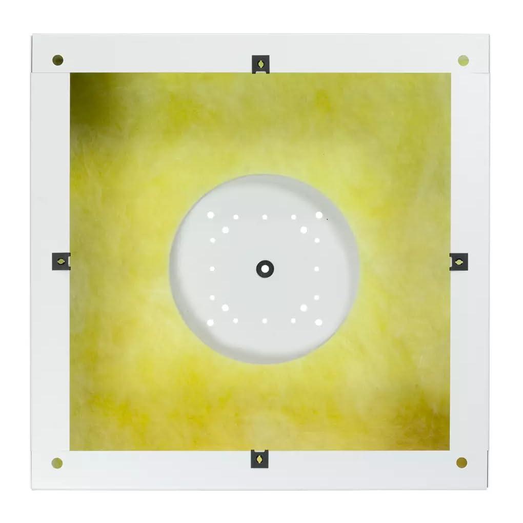 Lowell Lowell CB86A Steel Enclosure for 8 inch Speaker, Surface Mount; 20-Gauge 1-Piece U.S. Steel, Welded Seams, White Finish; 6-Inch Deep; 1-Inch Thick Acoustic Batting