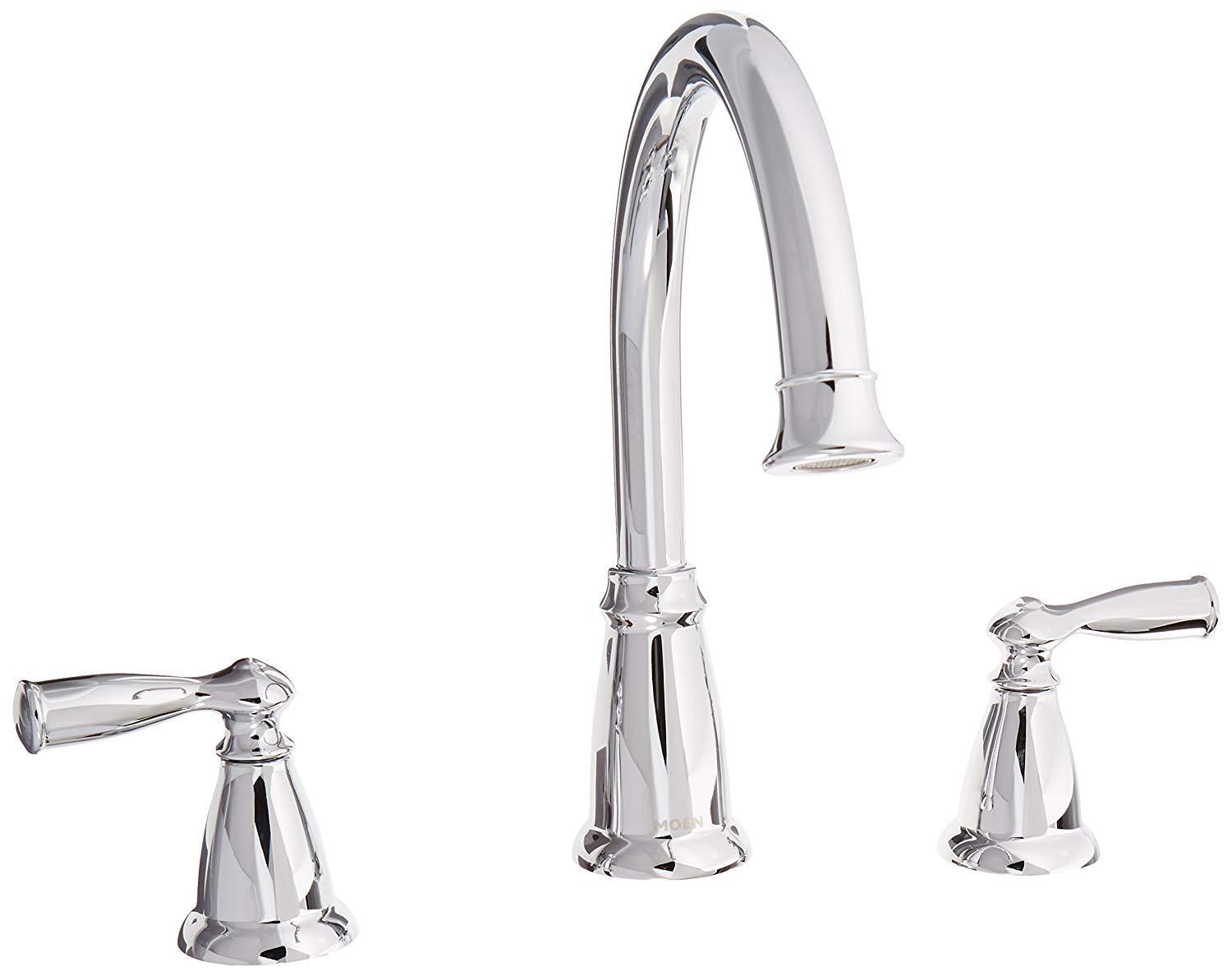 Moen Moen 86924 Faucet TUB 2HDL HI-ARC Chrome Household