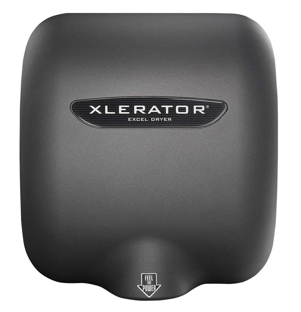 XLERATOR XLERATOR XL-GR Automatic High Speed Hand Dryer with Graphite Cover and 1.1 Noise Reduction Nozzle, 12.5 A, 110/120 V