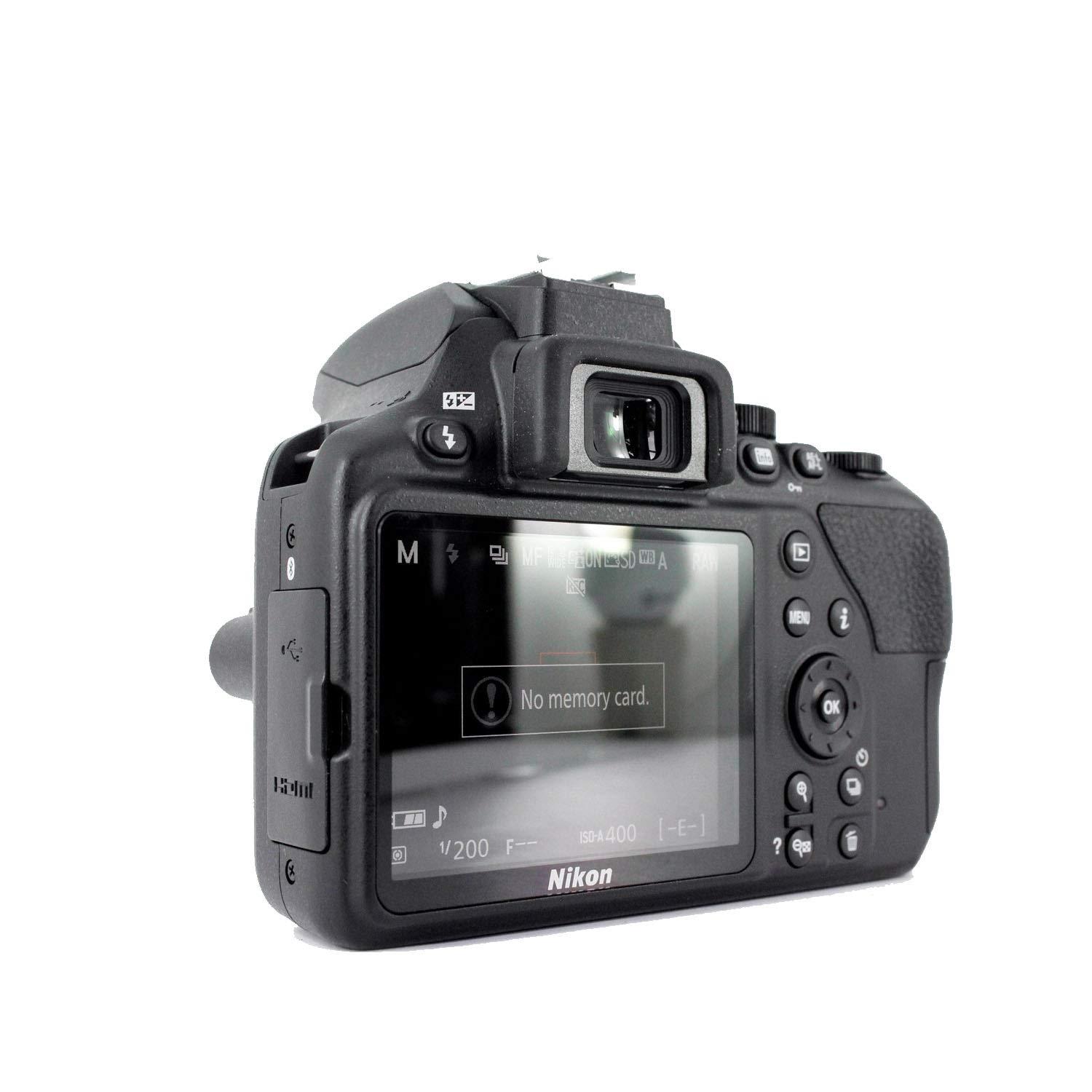 Nikon Nikon D3500 w/AF-P DX NIKKOR 18-55mm f/3.5-5.6G VR + 32GB Memory Bundle (Renewed)