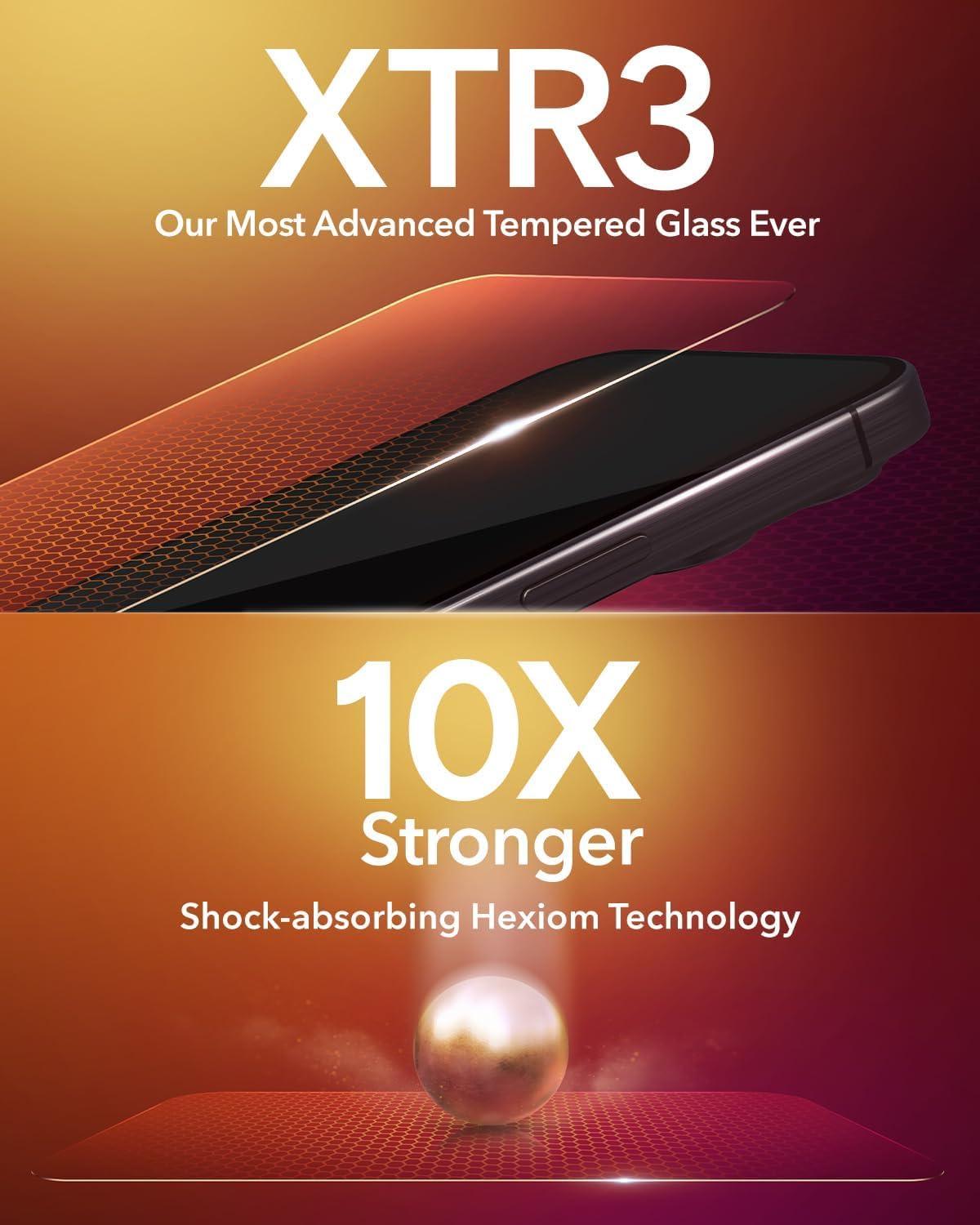 ZAGG ZAGG Glass XTR3 iPad Pro 13" (M4) Screen Protector - Advanced Hexiom Impact Technology, Recycled Glass, Blue Light Filter, Anti-Reflective, Easy Install, Protect Your Eyes & Screen