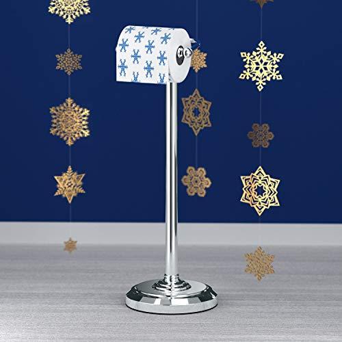 Gatco Gatco 1436C Pedestal Toilet Paper Holder, Chrome Large, 22\" H