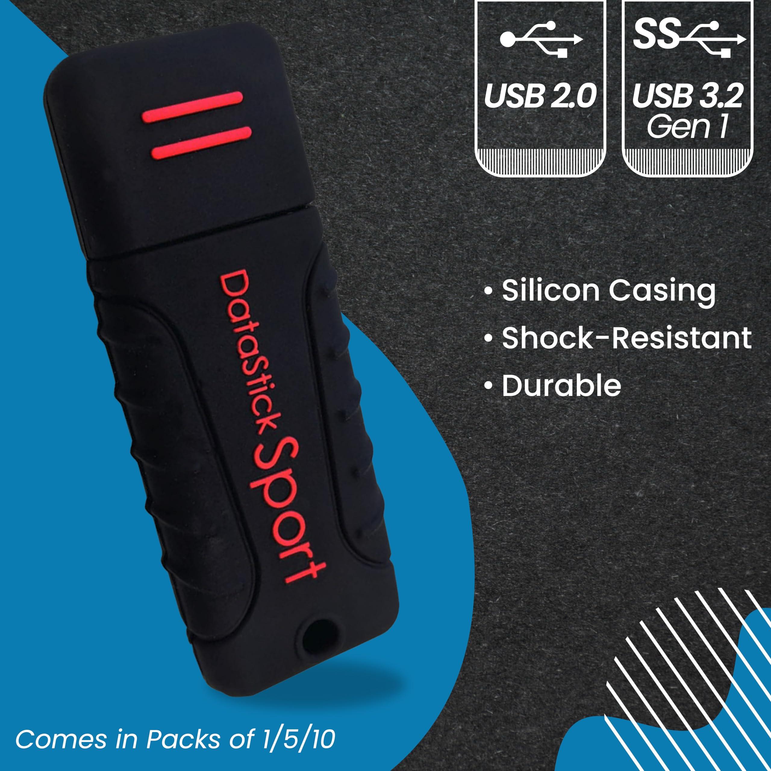 Centon Centon DataStick Sport USB 2.0, 128GB x 1, Black