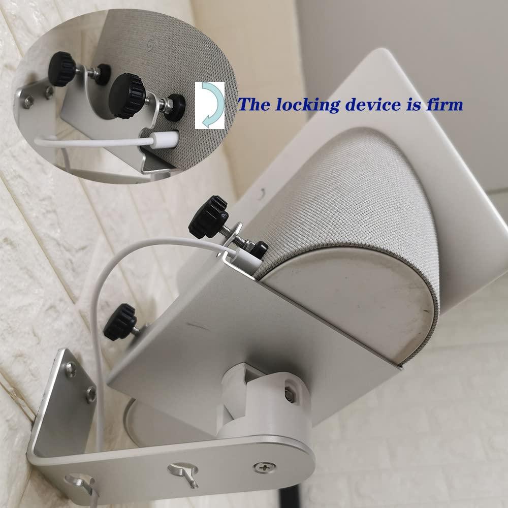 A-TOP ATOPCAENRT Wall Mount for Google Nest Hub Max, Wall Mount Bracket, Space-Saving Design for Home, Office, Kitchen, Bedroom, Compatible with Google Nest Hub Max 10" Display, Adjustable Viewing Angles