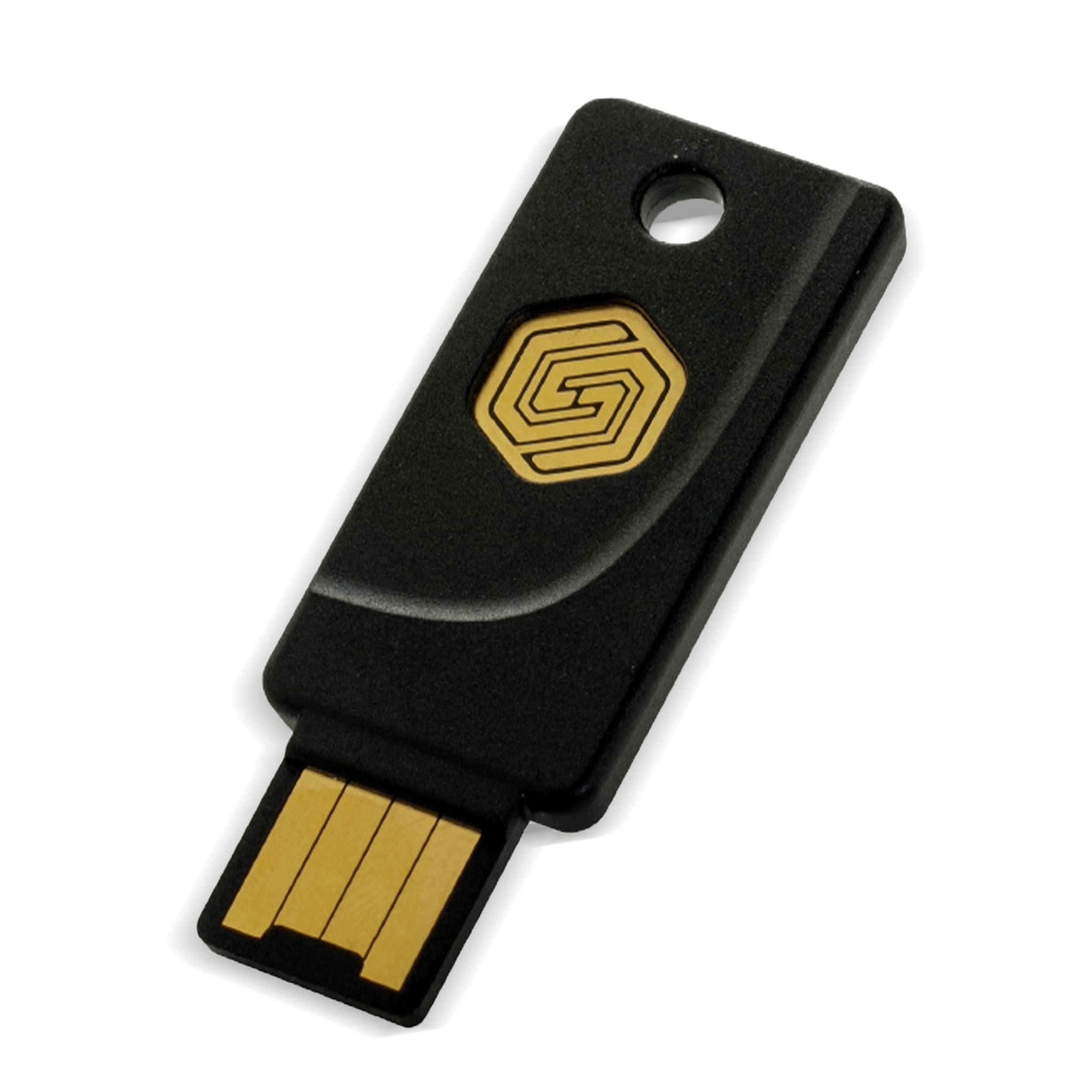 GoTrustID GoTrust Idem Key  A, IP68 Waterproof, Multi-Protocol Two-Factor Authentication Security Key, USB-A/NFC, FIDO L2 Certified - Safeguard Your Online Accounts