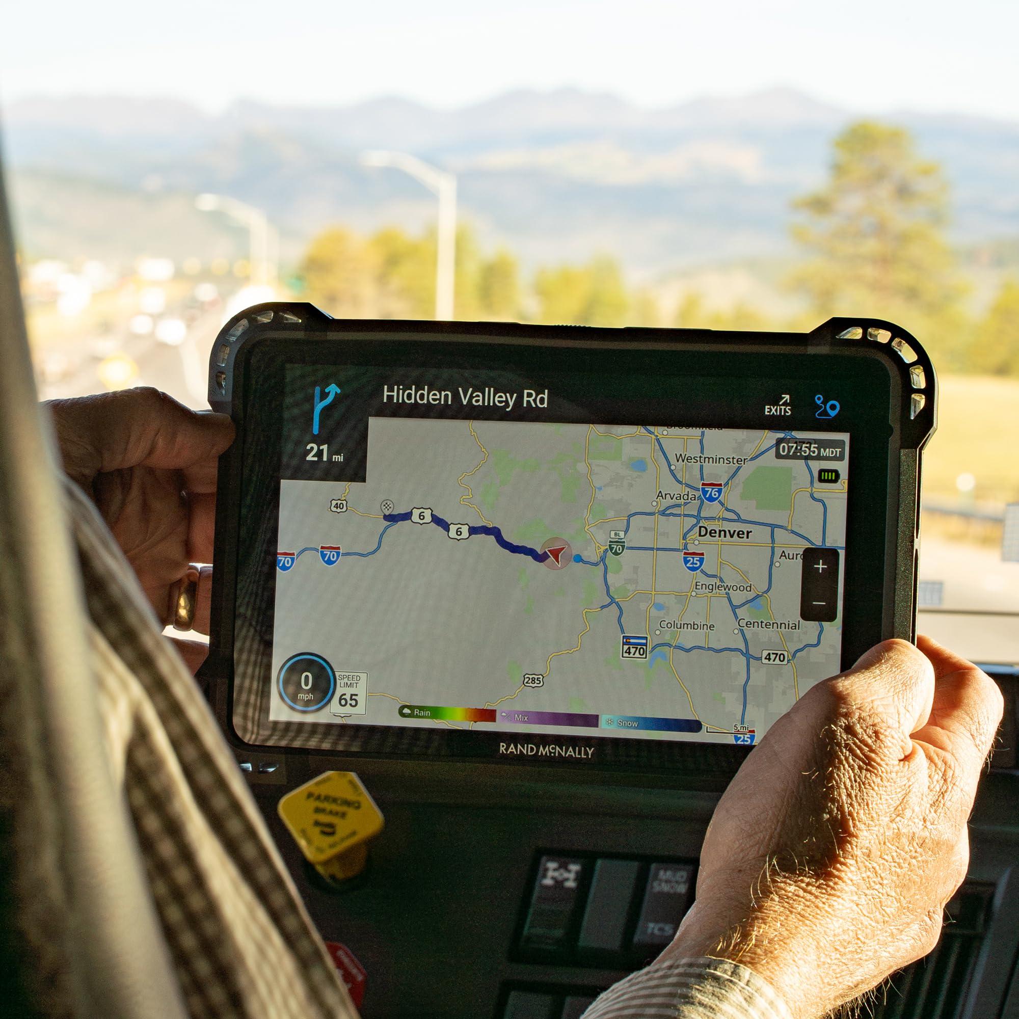 Rand McNally Rand McNally RANDTAB8 Rand Tablet with Rand Navigation GPS with Speed Camera Alerts and Live Traffic, Weather and Fuel - 8 Inch