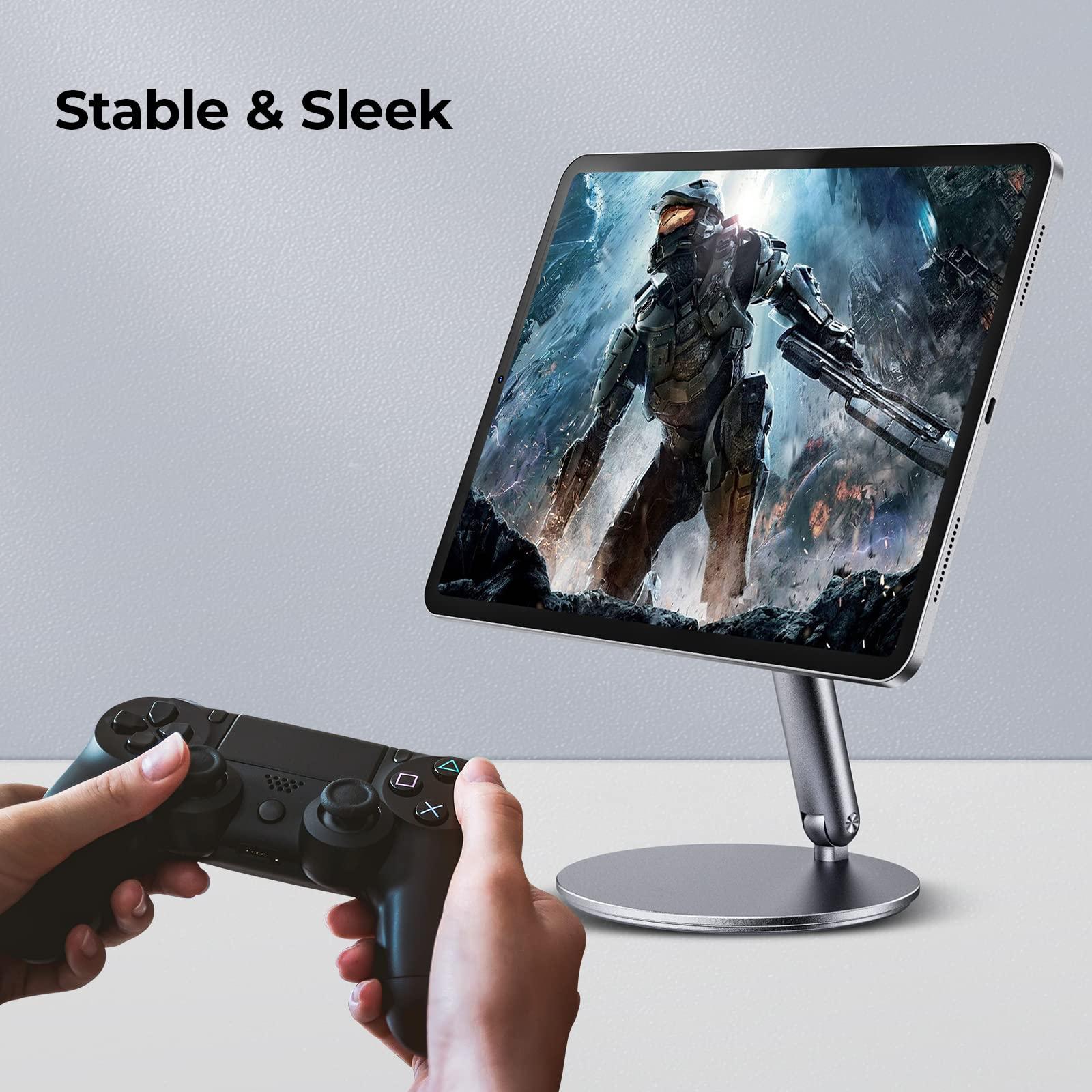 BENKS BENKS Magnetic iPad Stand, Infinity Pro 360 Rotating iPad Mount, Foldable Portable Tablet Holder, Adjustable Rotating Table Stand for Apple iPad Pro 11" 1st/2nd/3rd/4th Gens, iPad Air 11" 6th/5th/4th
