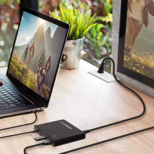 j5create j5create USB-C Travel Dock with PD 65W Power Supply - for Travel or Business Trip - Charging Adapter Hub with 4K HDMI, USB-A x 2 - for MacBook Air/Pro 13, Surface Pro, and USB-C Laptop (JCDP392)