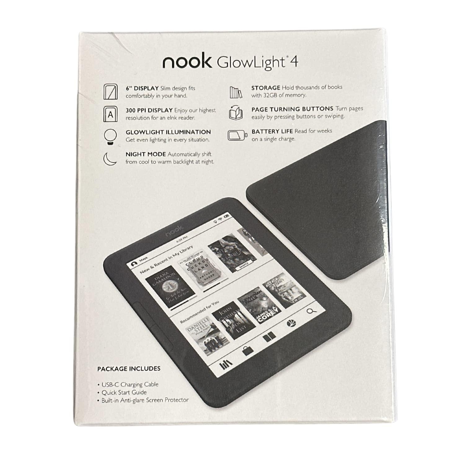 Barnes & Noble Barnes & Noble Nook Glowlight 4 eReader | 6\" Touchscreen | 32GB | Black | BNRV1100