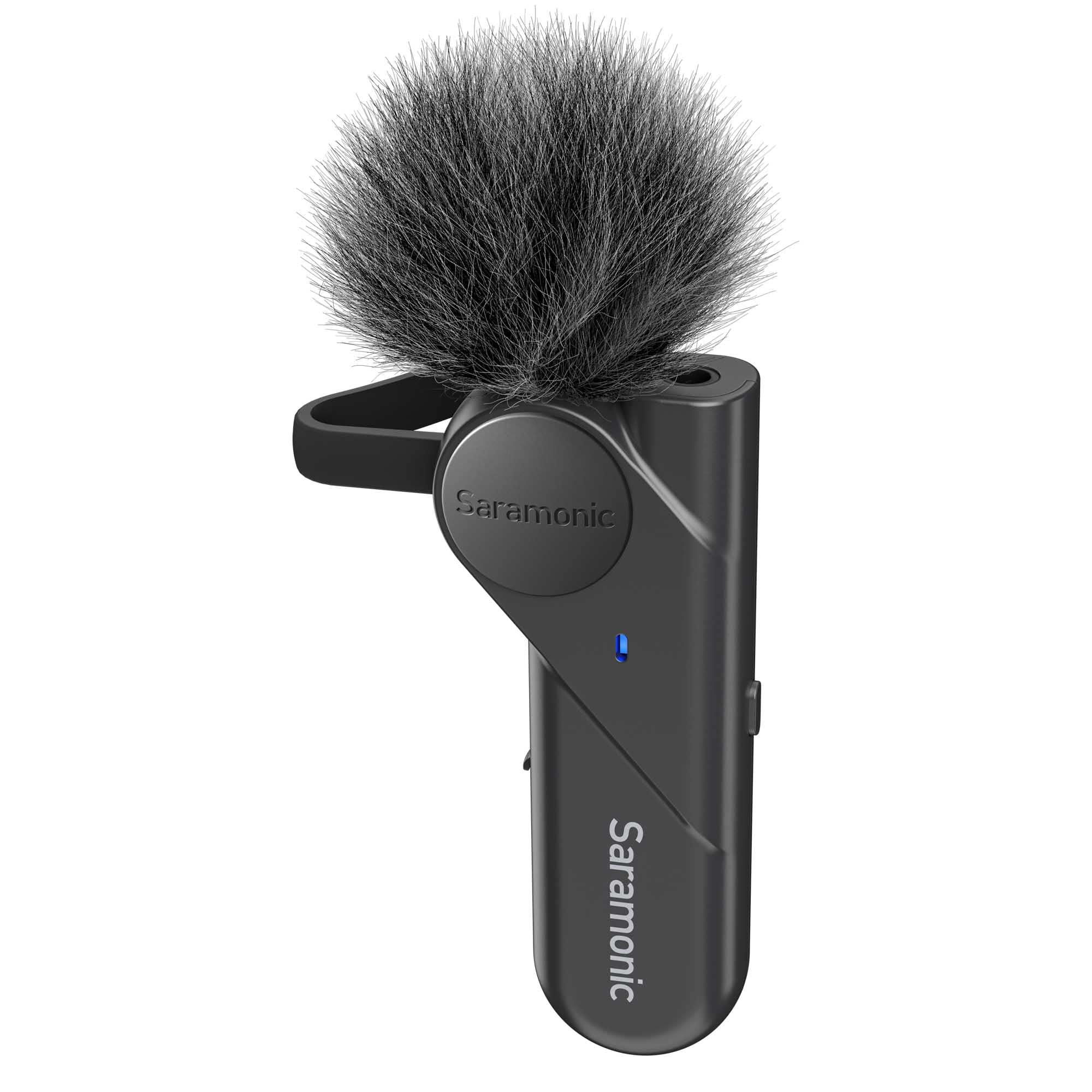 Saramonic Saramonic BTW Wireless Bluetooth Clip-On Microphone with 3.5mm Headphone Out & Noise Reduction for Computers, Smartphones, Tablets & More, Black