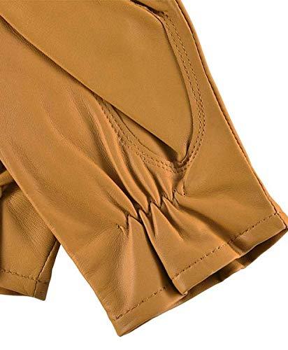 Tough Gloves Tough Gloves Marksman-X Ultra Thin Leather Gloves, TD 215 Tan Size 13