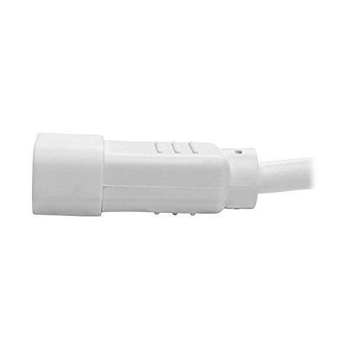 Tripp Lite Tripp Lite 3 ft. Heavy Duty Power Extension Cord, C14 to C13, 15A, 14 AWG, White (P005-003-AWH)