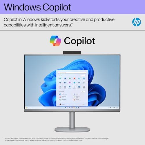 HP HP OmniStudio X 27" FHD Touch Screen All-in-One Desktop Intel Core U7-155H 16GB RAM 1TB SSD Meteor Silver