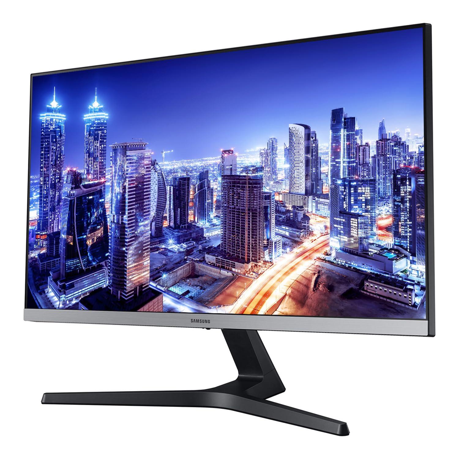 SAMSUNG SAMSUNG UR55 28-inch 2160P 4K UHD Borderless IPS LCD ViewFinity Monitor, 2-Pack Bundle with, DisplayPort, HDMI, USB (U28R550UQN)