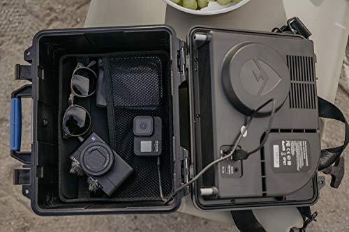 ECOXGEAR ECOXGEAR: EcoJourney Bluetooth Speaker with Dry Storage 50+ Hours of Playtime 100% Waterproof IP67 Rugged and Loud(Gray)