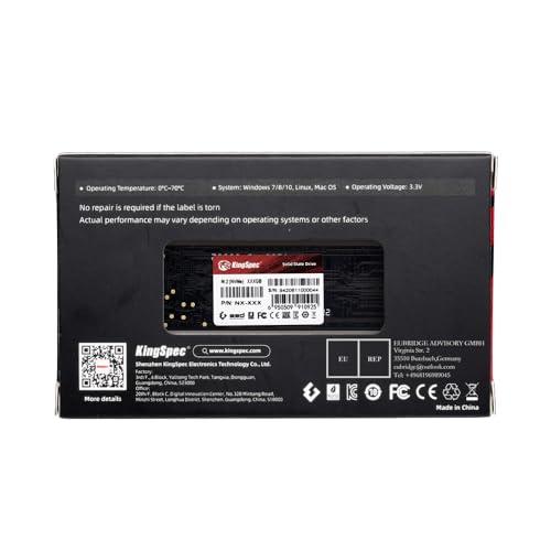 KingSpec KingSpec NX Series 512GB Gen3x4 NVMe M.2 SSD, Up to 3500MB/s, 3D NAND Flash M2 2280 Internal Solid State Drive, for Desktop and Laptop