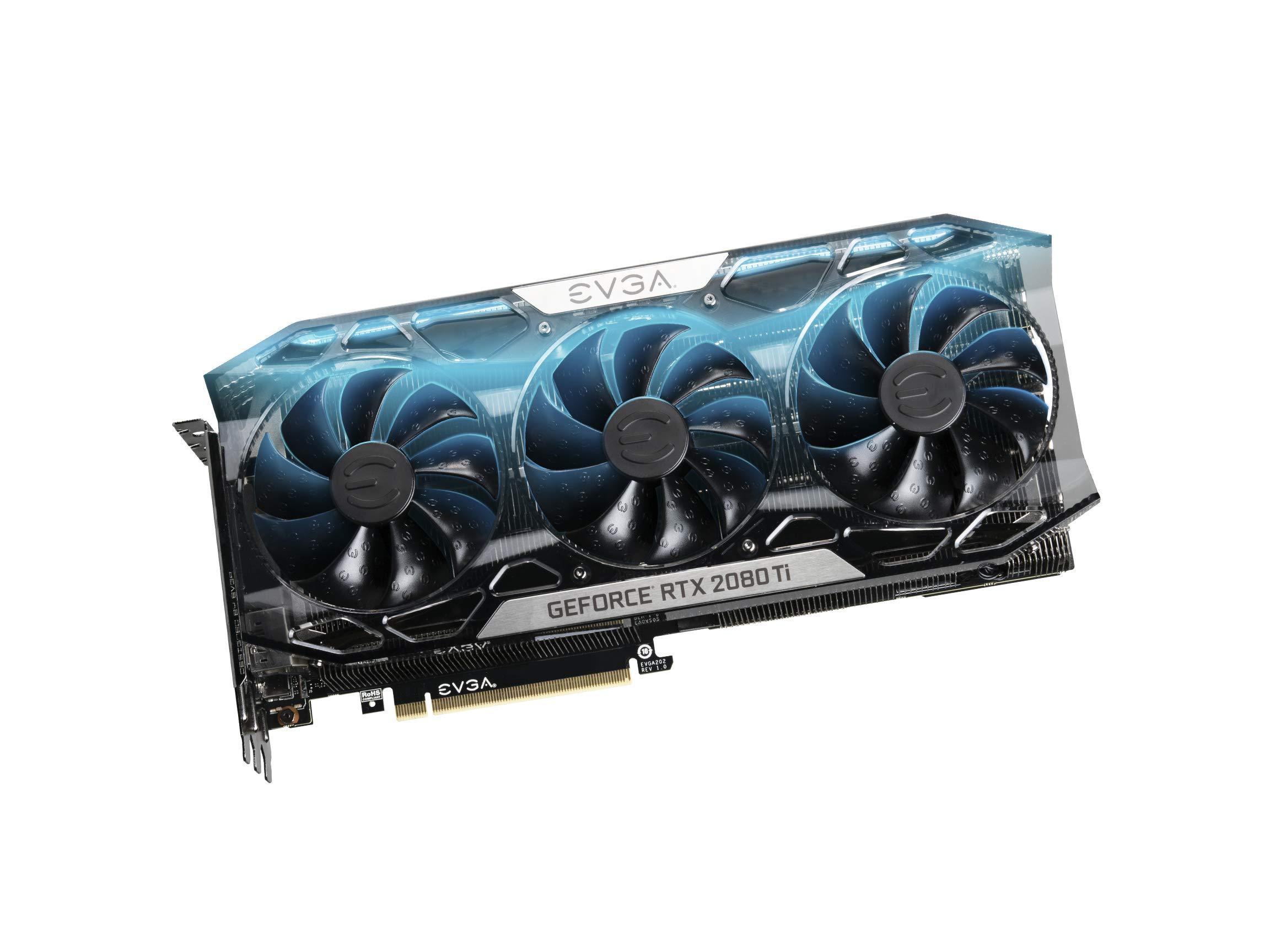 EVGA EVGA 11G-P4-2487-KR GeForce RTX 2080 Ti Ftw3 Ultra, Overclocked, 2.75 Slot Extreme Cool Triple + iCX2, 65C Gaming, RGB, Metal Backplate, 11GB GDDR6