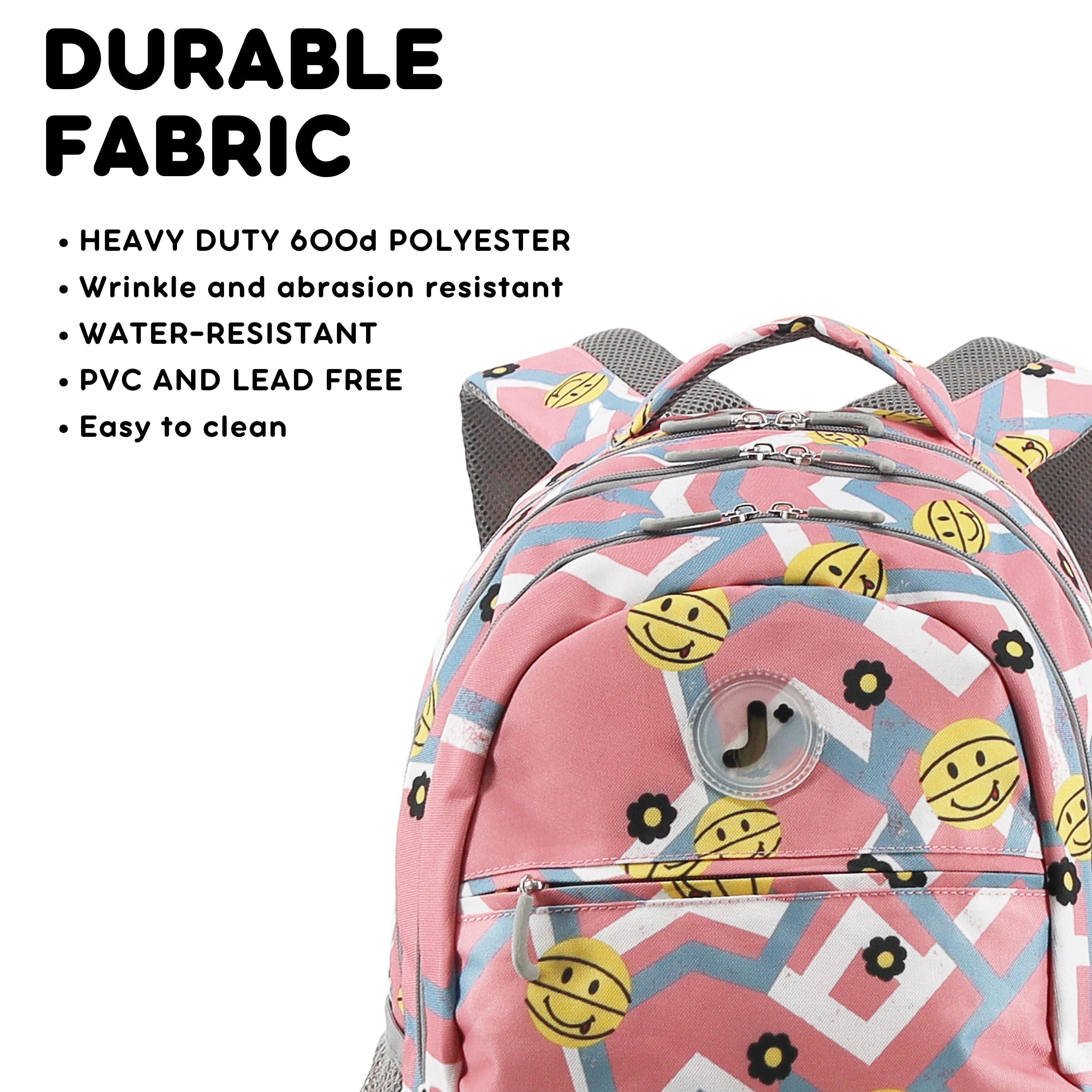 J World New York J World New York Cornelia School Backpack for Kids. Cute Womens Laptop Bookbag, Basketbally, One Size