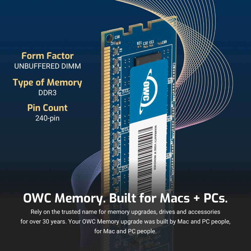 OWC OWC 4GB DDR3 1600 PC3-12800 CL11 1Rx8 240-pin 1.5V Non-ECC UDIMM Memory RAM Module Upgrade Compatible with HP Envy Phoenix 810 Series Using DDR3 Memory