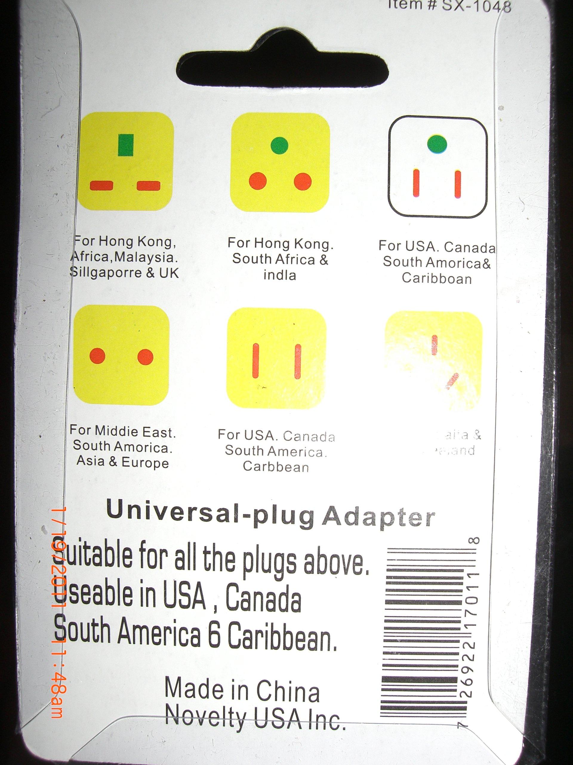 SoundTech Sound Tech Multi Adapter Universal plug adapter