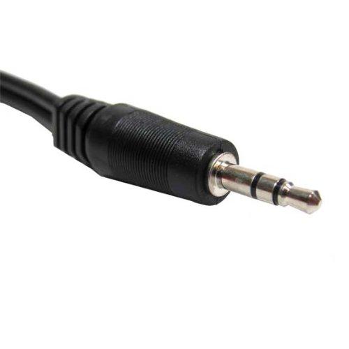 SF Cable 6" 3.5mm Stereo Male to 2 RCA Male Splitter Cable