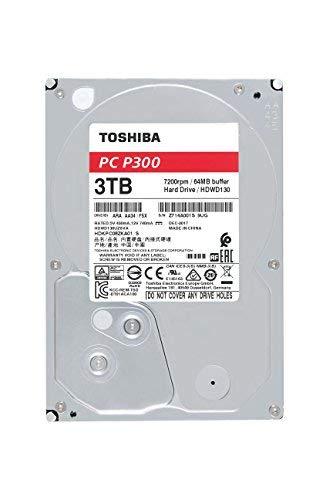 Toshiba Toshiba P300 3TB Desktop 3.5 Inch SATA 6Gb/s 7200rpm Internal Hard Drive